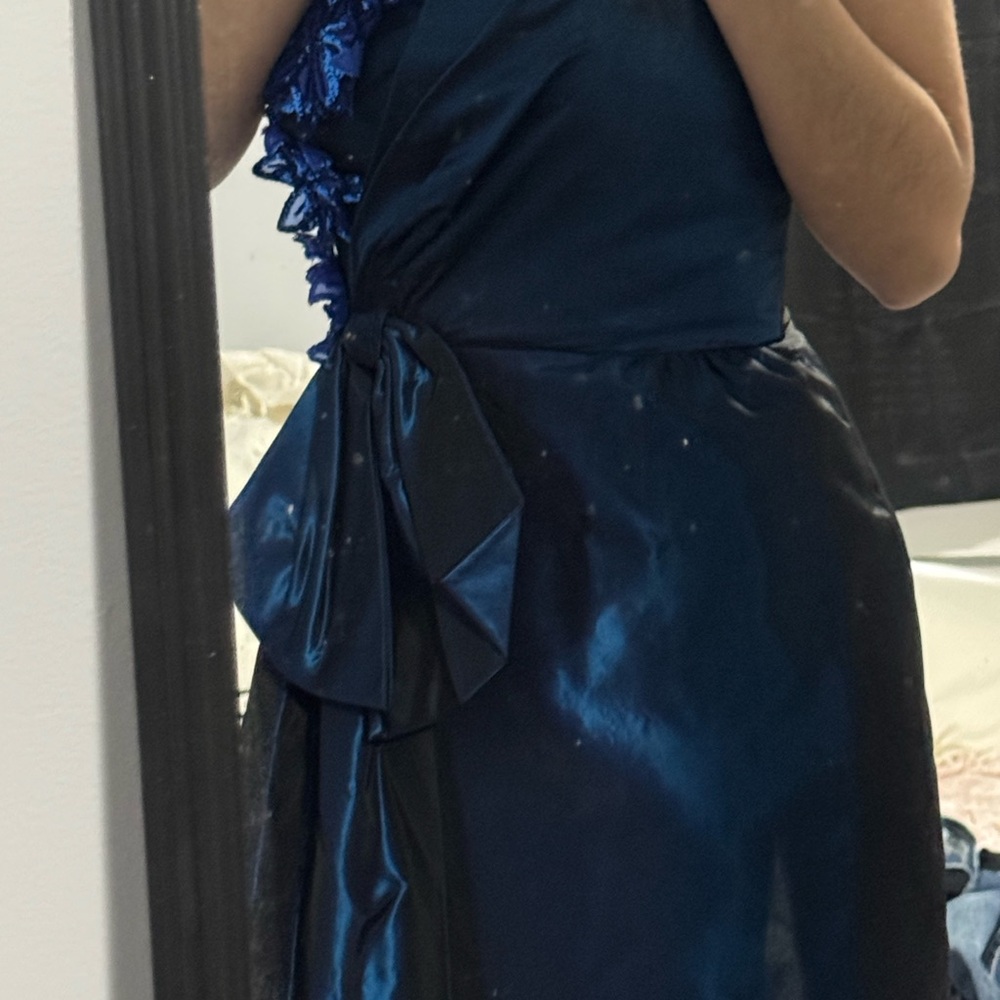 Elegant Blue Prom Dress